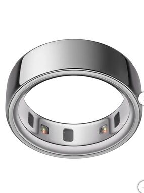 Oura Ring 4 Silver Smart Ring, includes Ring + Additional Charger Included
